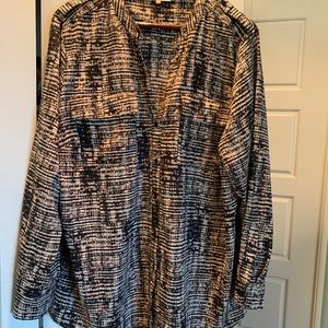 Calvin Klein pull over tunic top